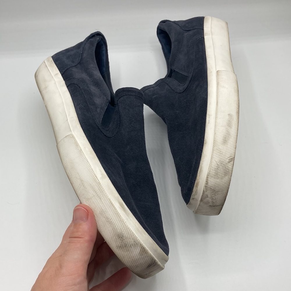 Vince Navy Blue Suede Slip On Sneaker Shoes Men's EU Size 43 = US Size 9… - Picture 9 of 11
